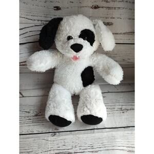 Build A Bear Cookies And Cream Black And White Puppy Dog BABW Spots Plush Toy 16